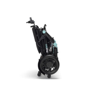 Vermeiren Plego lichtgewicht elektrische rolstoel ingeklapt