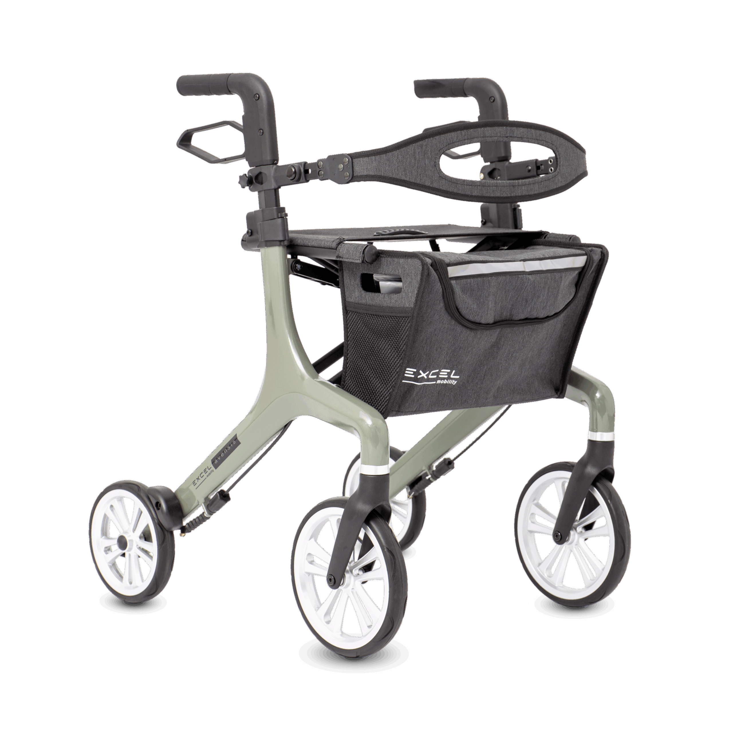 Lichtgewicht rollator Avensis thunder groen van Excel
